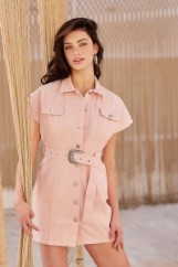 Picture of Belted safari dress