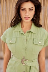 Picture of Belted safari dress