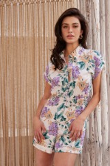 Εικόνα της Playsuit floral με λάστιχο