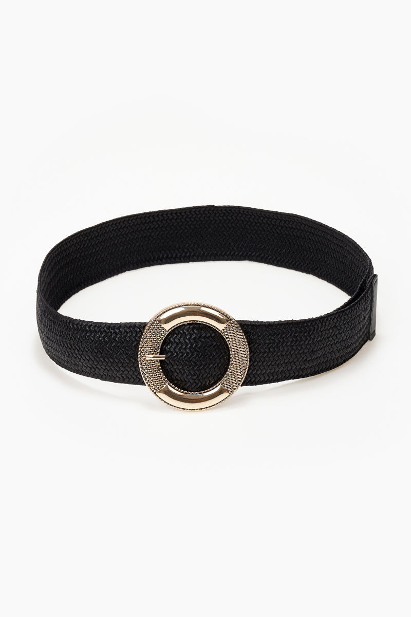Knitted belt BLACK Womens Accessories cento fashion