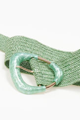 Picture of Knitted belt triangle buckle