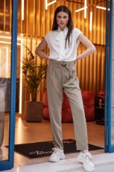 Picture of Tailored pants with belt