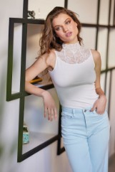 Picture of Sleeveless lace blouse