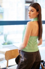 Picture of Backless knitted top