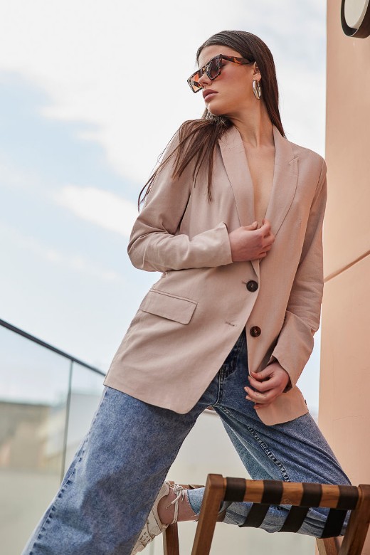 Εικόνα της Blazer oversized cotton