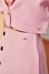 Εικόνα της Φούστα mini με κουμπιά