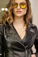 Picture of Faux leather biker jacket