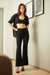 Picture of High waisted flared pants