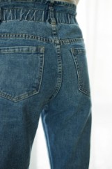 Εικόνα της Παντελόνι denim baggy paperbag