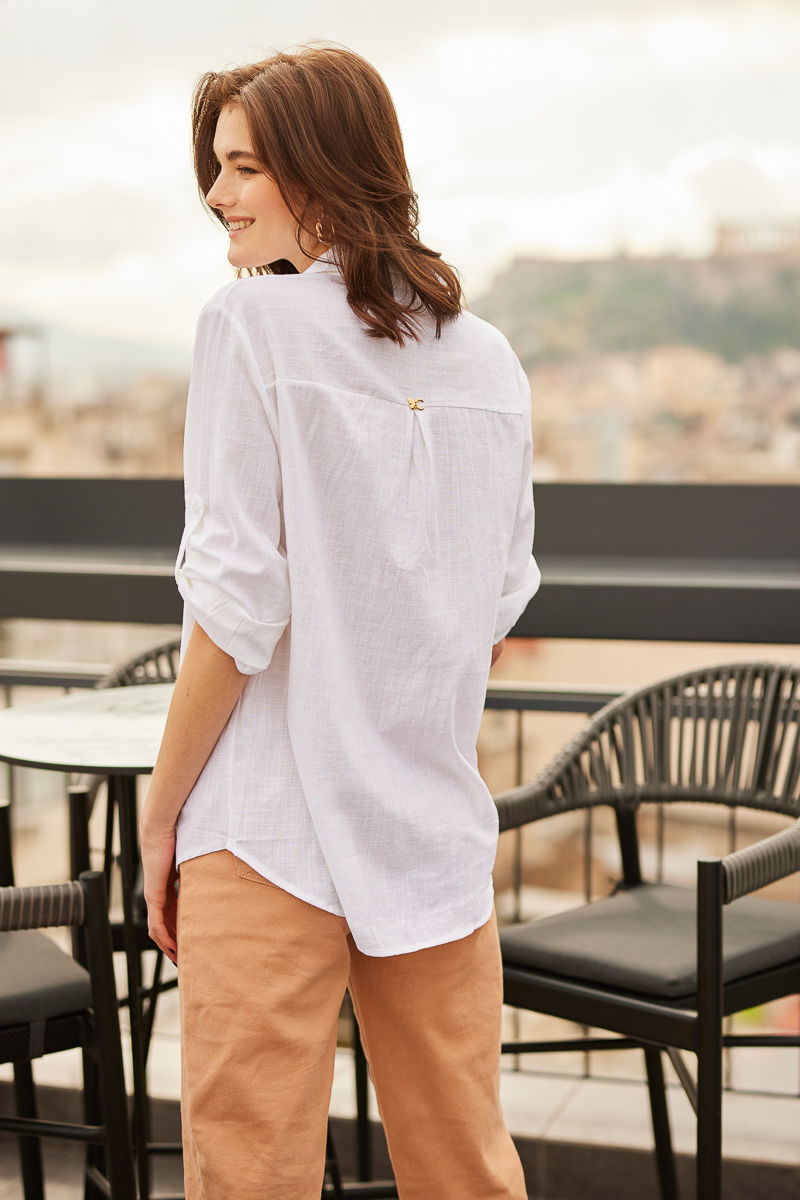 Εικόνα της Πουκάμισο basics linen