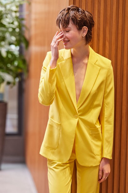 Picture of Padded oversized blazer