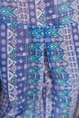 Picture of Printed semi sheer shirt