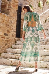 Εικόνα της Φόρεμα maxi bohemian με κρίκο