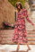 Picture of Maxi open back floral dress