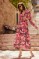 Picture of Maxi open back floral dress