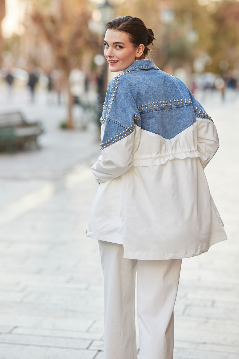 Picture of Denim oversized jacket