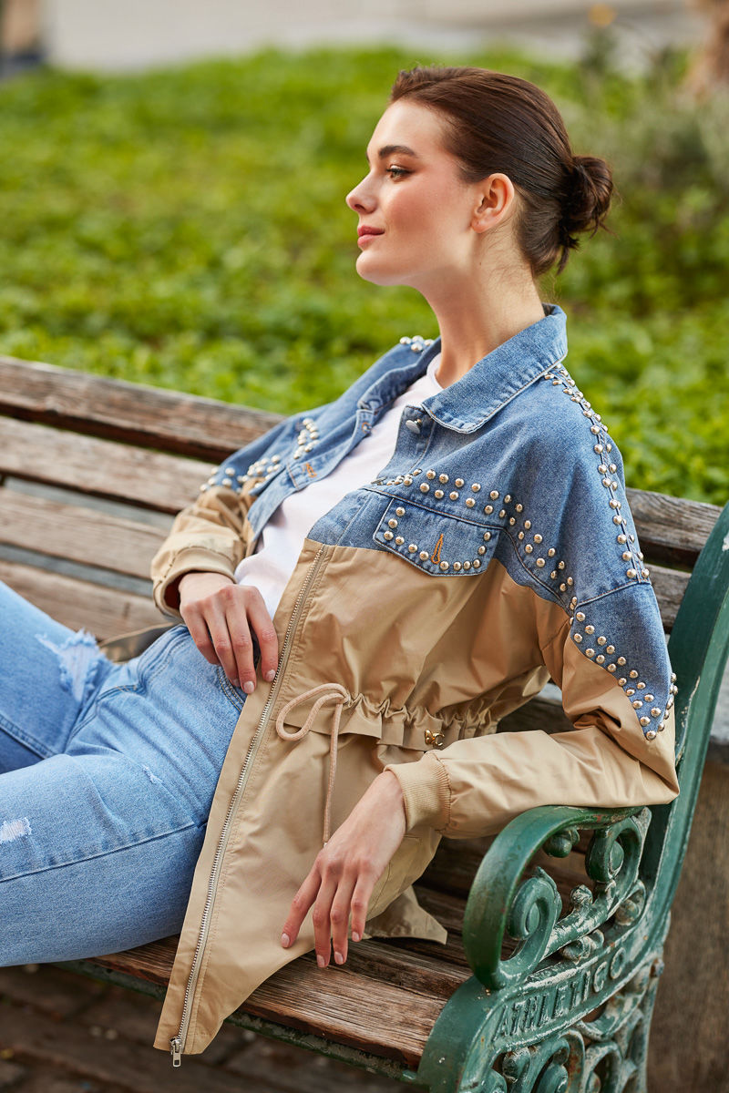 Picture of Denim oversized jacket