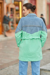 Picture of Denim oversized jacket