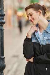 Picture of Denim oversized jacket