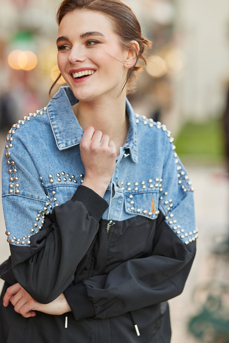 Picture of Denim oversized jacket