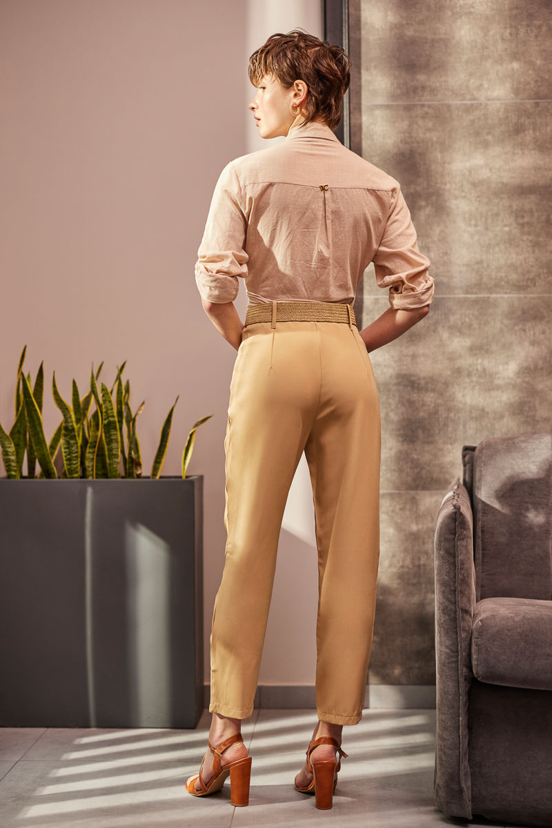 Picture of Pleated straight pants