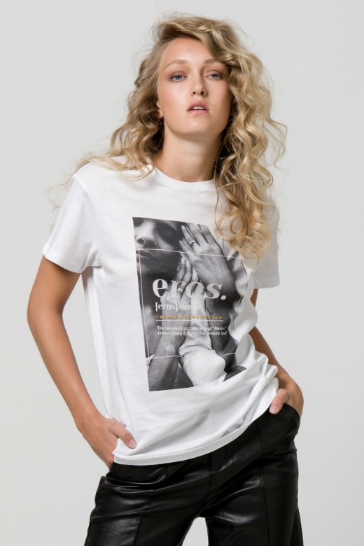 Εικόνα της T-shirt με strass eros