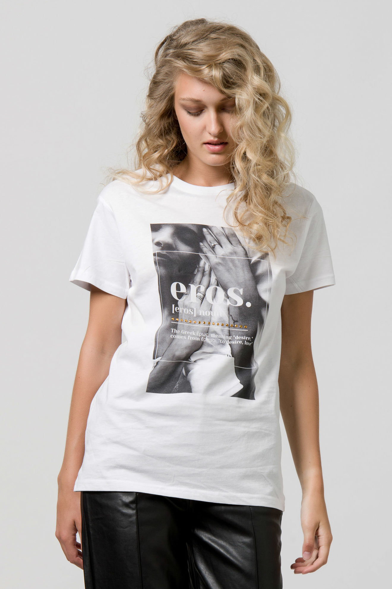 Εικόνα της T-shirt με strass eros