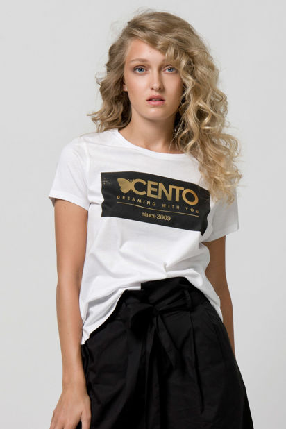 Εικόνα της T-shirt gold CENTO