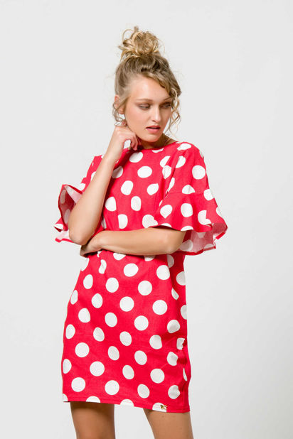 Εικόνα της Φόρεμα μίνι polka dots
