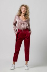 Picture of Satin glossy long sleeve shirt