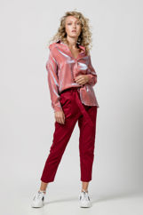 Picture of Satin glossy long sleeve shirt