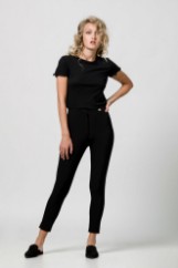 Picture of Highwaist stretch trousers cigarette line