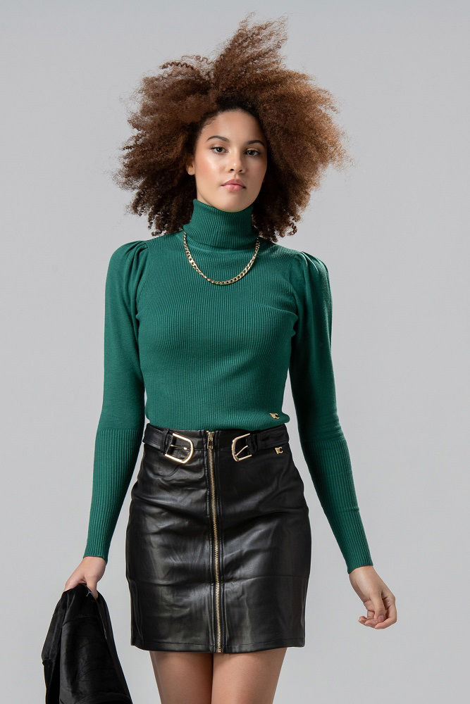 Picture of Leather look skirt