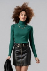 Picture of Leather look skirt