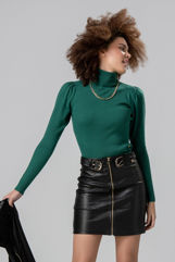 Picture of Leather look skirt
