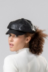 Picture of Leather look hat