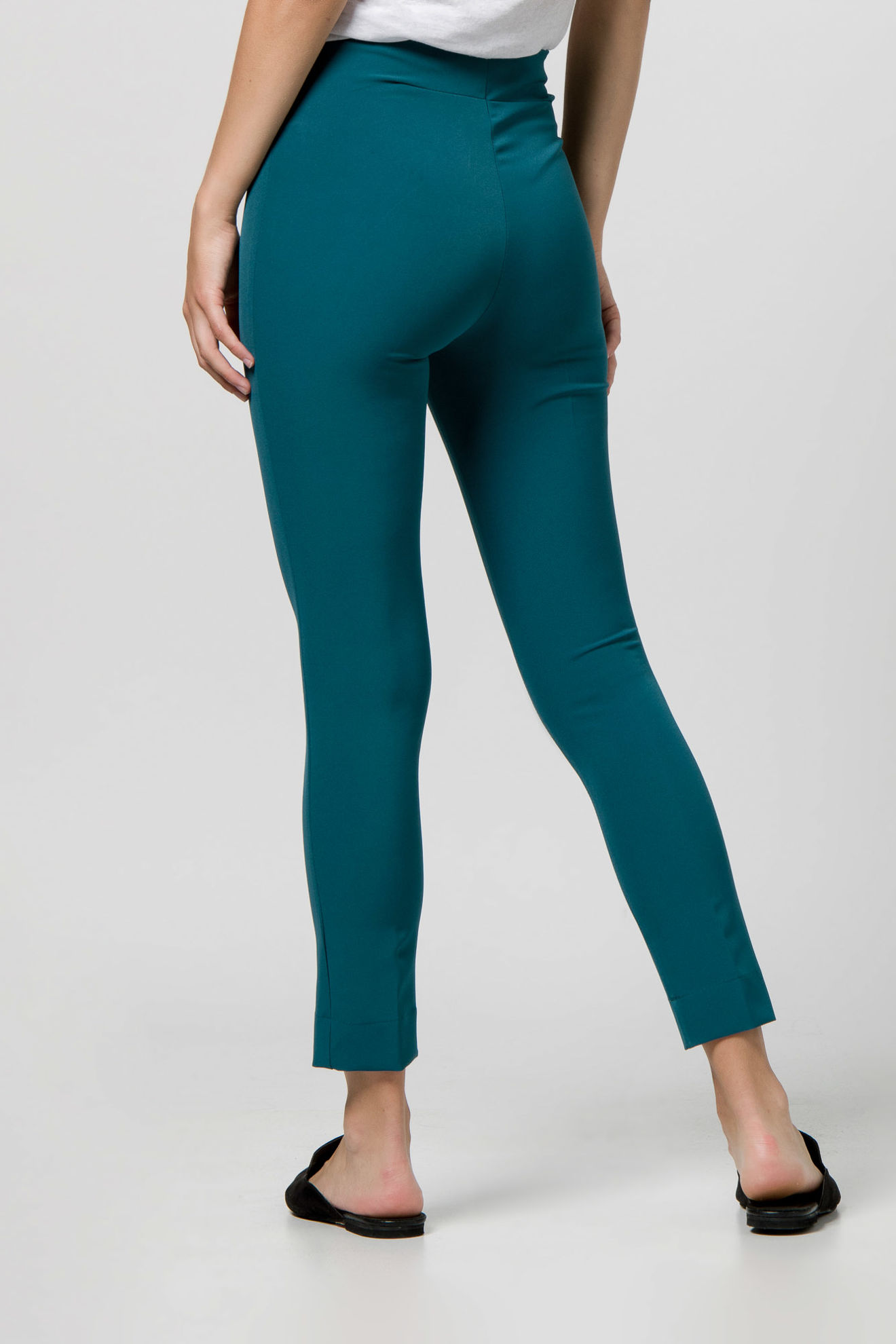 Picture of Highwaist stretch trousers cigarette line