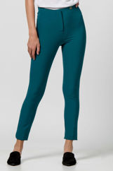 Picture of Highwaist stretch trousers cigarette line