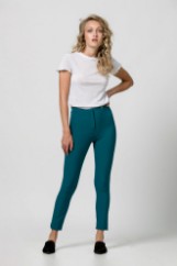 Picture of Highwaist stretch trousers cigarette line