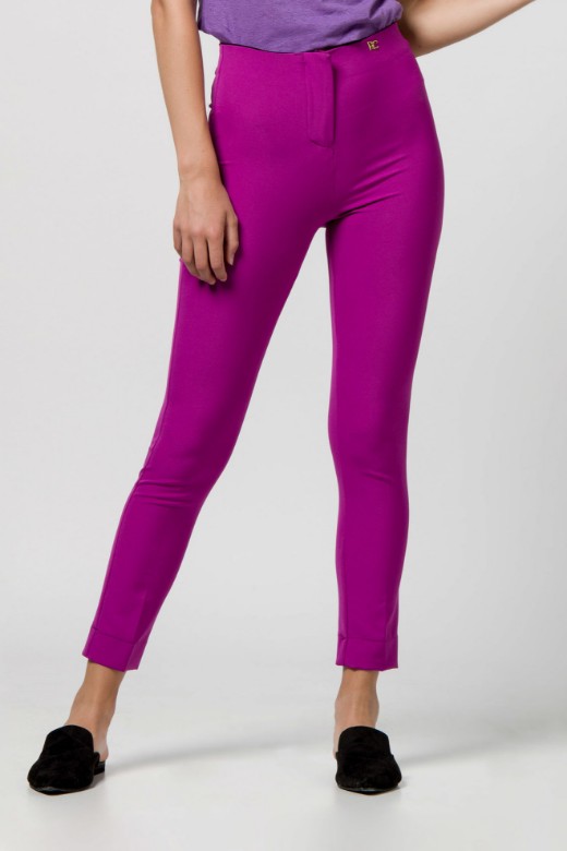 Picture of Highwaist stretch trousers cigarette line