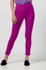 Picture of Highwaist stretch trousers cigarette line