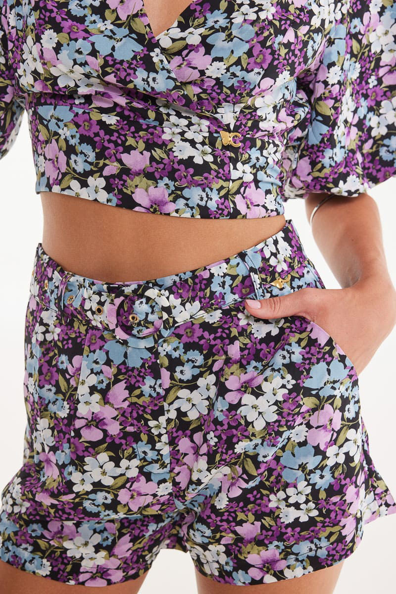 Picture of Floral shorts with belt