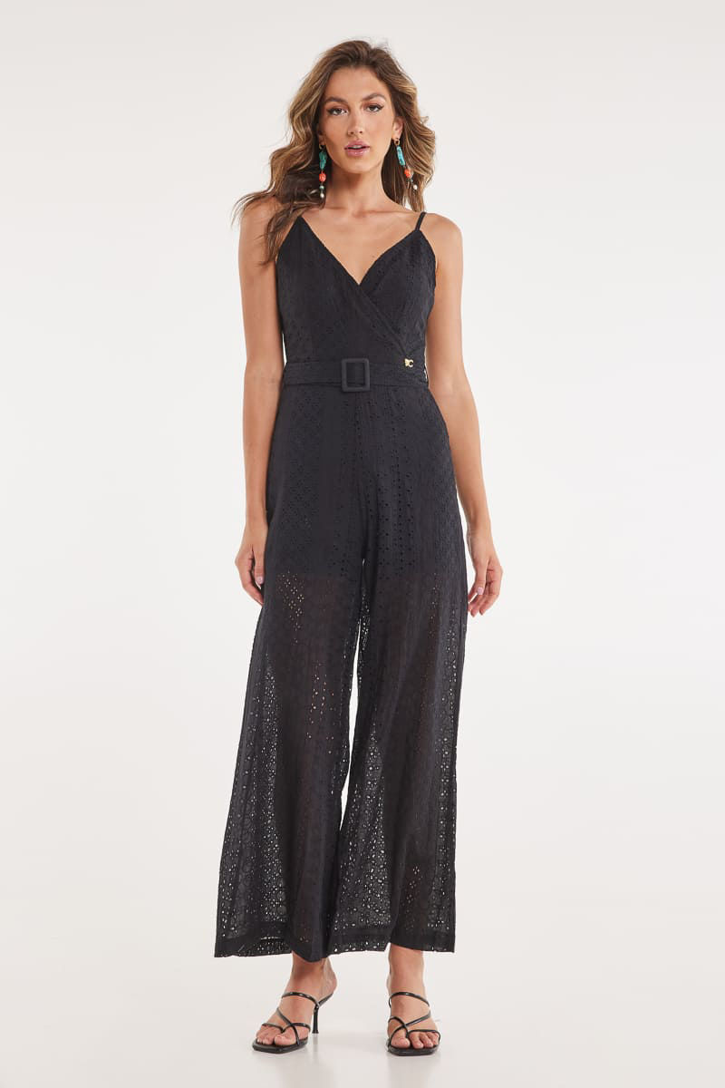 Picture of Broderie belted jumpsuit