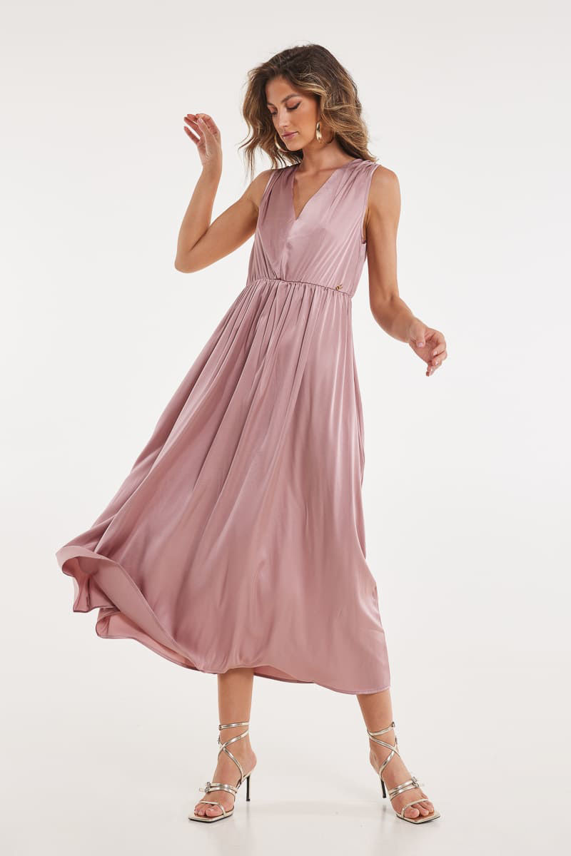 Picture of Maxi satin dress