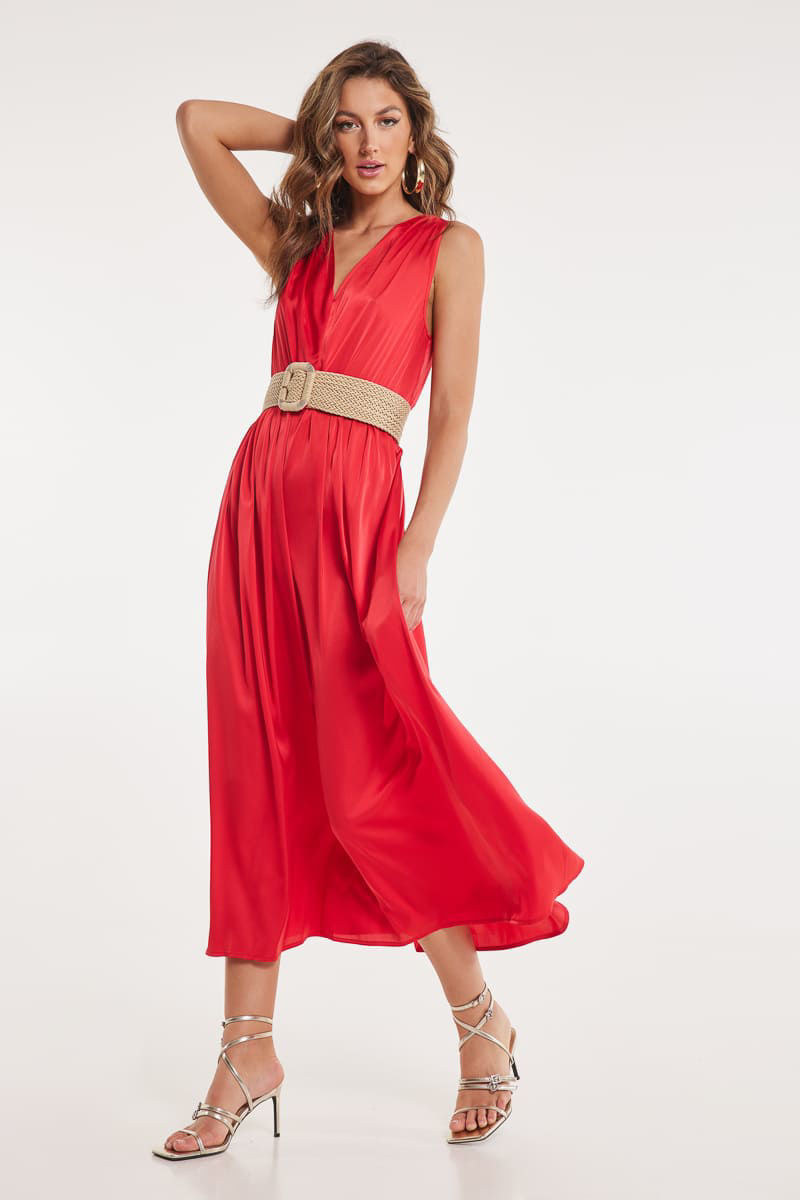 Picture of Maxi satin dress