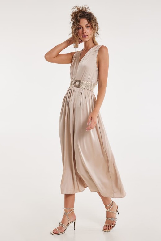 Picture of Maxi satin dress