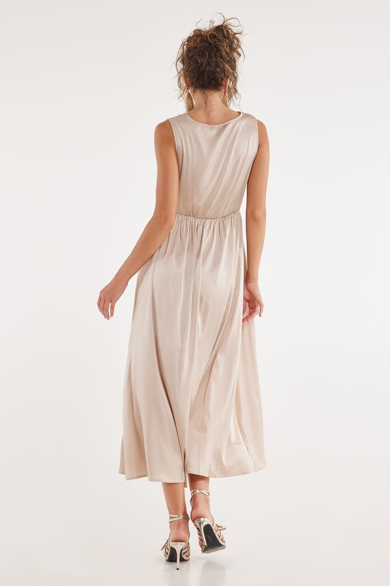 Picture of Maxi satin dress