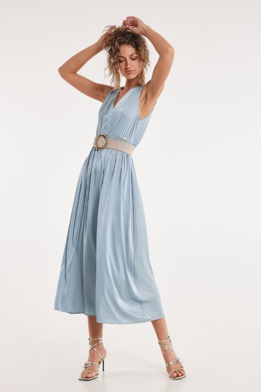 Picture of Maxi satin dress