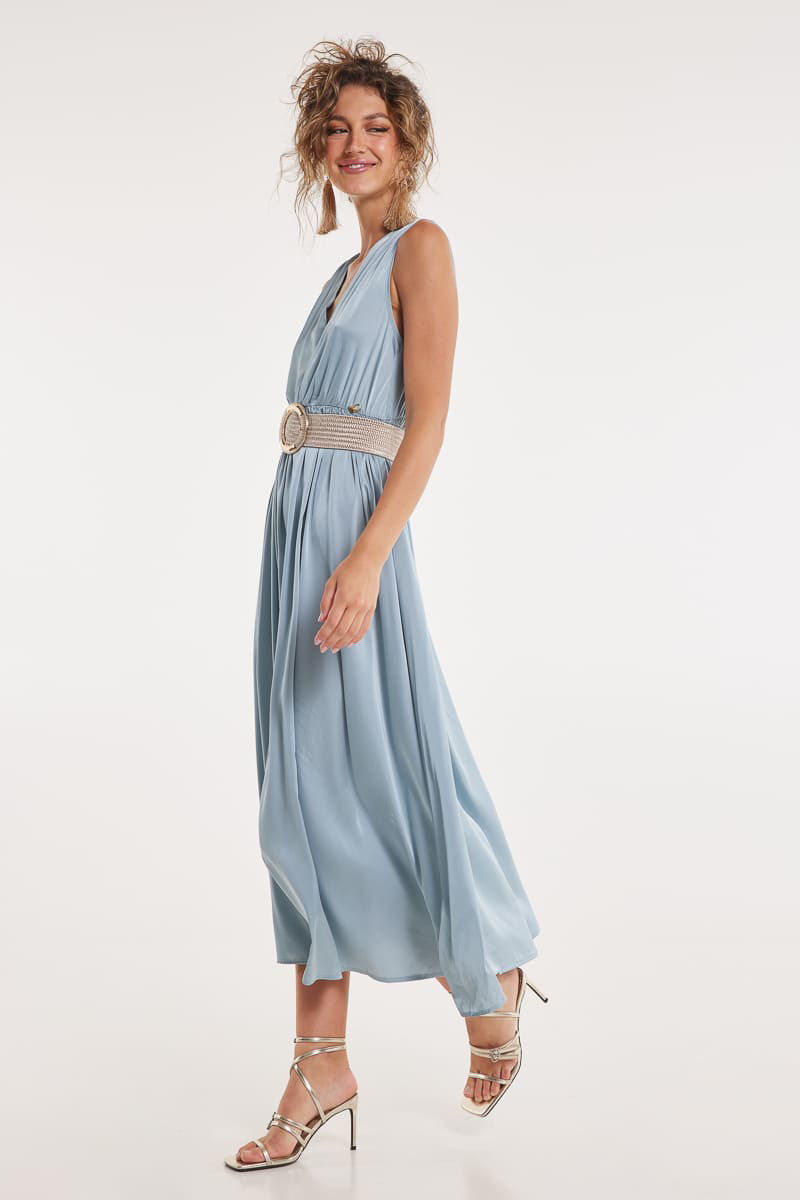 Picture of Maxi satin dress