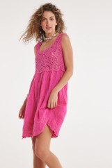 Picture of Knitted broderie dress